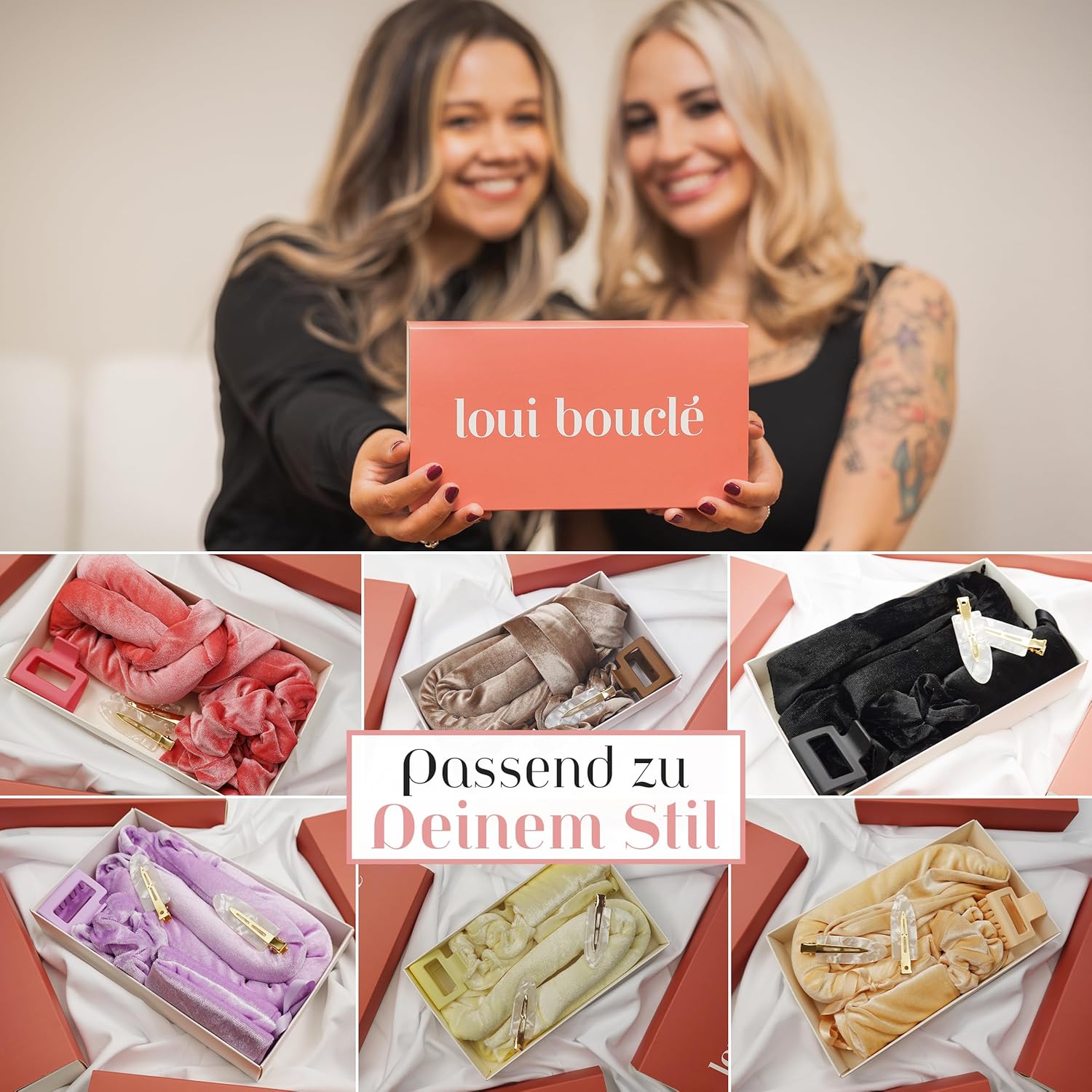 heatless curls lockenband alle farben modell loui bouclé