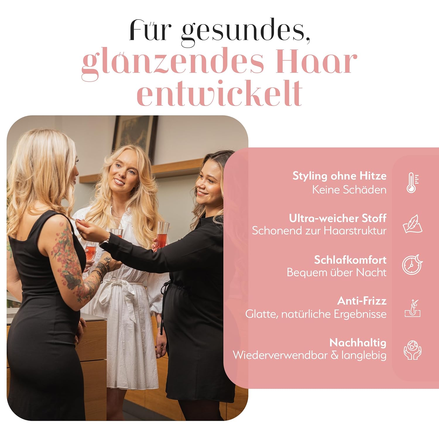 heatless curls locken ohne hitze haarschonend für alle haartypen
